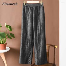 Pantalones de mujeres Factory Fimtairah 6a Artesanía tradicional china!Mujeres de seda de morera