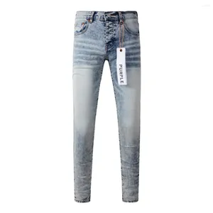 Pantalon féminin Fashion Jeans de marque violette de haute qualité Réparation à faible augmentation Skinny Denim Us 28-40 Taille