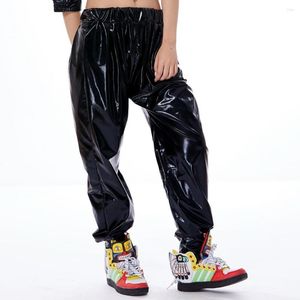 Dames broek mode mode kinderen volwassen hiphop harem dance podium uitvoering joggingbroek losse fluorescerende zwarte paillette baggy jazzbroek