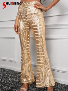 Damesbroeken Fashionable Innovative 2024 Summer Sounds Casual Wide Leg vrouwelijke losse High Taille Street-broek