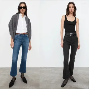 Jeans de pantalon pour femmes pour l'automne et la taille hiver