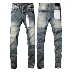 Pantalon féminin Jeans de marque roca violet de haute qualité 1: 1 Blue Blue Matte Wash Réparation de mode Low Rise Skinny Denim