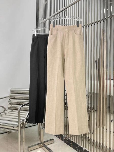 Pantalon Femme Taille Haute Décontractée Légère Et Fine Version Très Bonne Texture