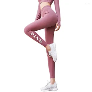 Damesbroek Hoge taille Push-up Vrouw ROZE legging Wit Zwart Stretchbroek voor Sport Potlood Yoga Vrouw Grote maat