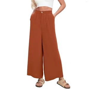 Pantalon féminin hauteur de la jambe large pantalon de survêtement décontracté jeune yoga jogger cutané et confortable Ropa Mujer