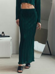 Veste pantalon Y2k pour femmes, haut court d'été, ensemble Long, chemise officielle, manches évasées, taille élastique, robe de soirée serrée