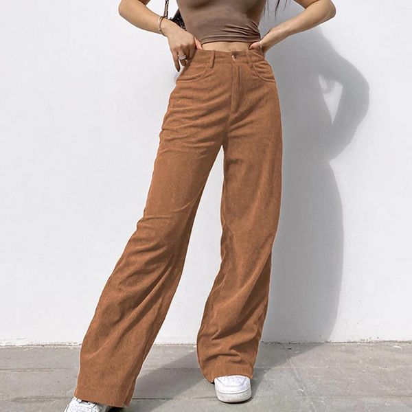 Damenhose Jeans Denim Solid Mid Waisted Wide Leg Straight Casual Baggy Hose 90er Jahre Vintage Kleidung 2024