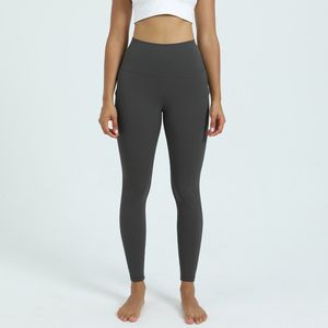 Dames broek leggings Solid color high taille yoga leggings gym kleding vrouwen lopen sport fitness yogabroek volledige lengte algehele troeven workout been
