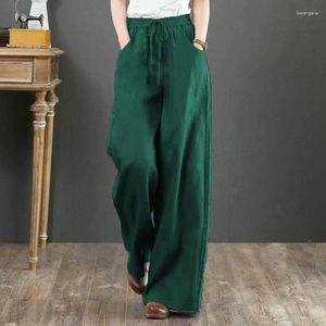 Damesbroek Loose lente zomer 2024 Hoge taille brede poten slanke casual broek Fashion Trend vrouwelijk pak recht Z367