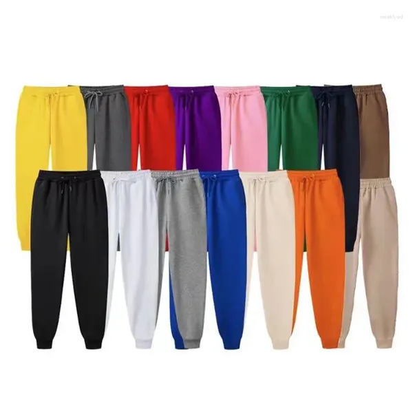 Pantalones de mujeres Joggers de la marca Pantalones de suministro casual Jogger Mujer Solid Color Fitness Entrenamiento Correr Sporting Jogging