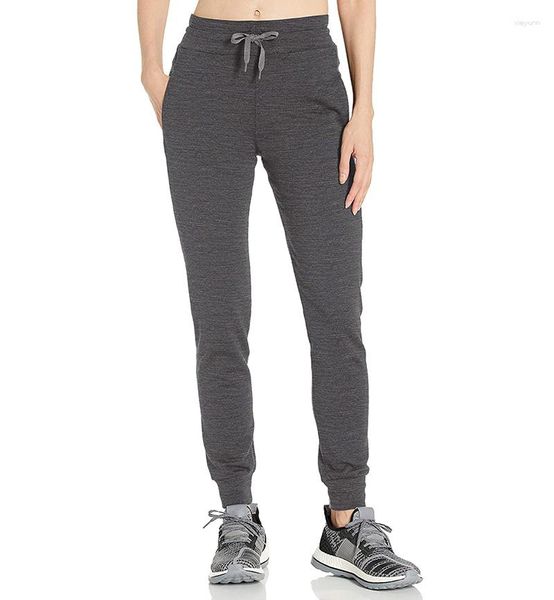 Pantalon femme laine mérinos 96% Crush Jogger pantalon de salon évacuant chaud Anti-odeur thermique pantalon de survêtement taille européenne