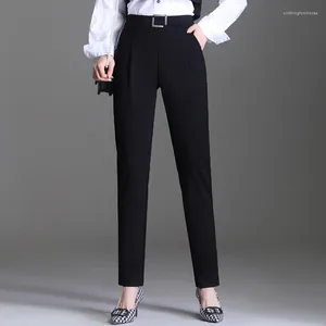 Pantalon féminin oumengka femmes printemps automne chic de mode de mode Chic de mode porte hétér