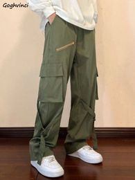 Vrouwen broek S Celana Kargo Wanita Kasual Unseks Streetwear Prevalen Musim Semi Siswa Harajuku S 3xl Pinggang Tinggi Gaya Korea Longgar Solid 230509