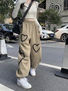 Pantalons pour femmes S Y2K Style Femmes Cargo Lâche Taille Basse Pantalon de survêtement Hip Hop Oversize Harajuku Mode Vintage Casual Pantalon à jambes larges 230822