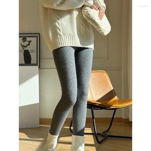 Damesbroeken Klein Strakke wollen gebreide legging Herfst en winter Andy Fluweel Warm Yoga Hoge taille Figuurflatterend Heuplifting