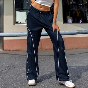 Pantalons pour femmes Sports Mode Élastique Taille haute Baggy Casual Yoga Pyjama Femmes Petite