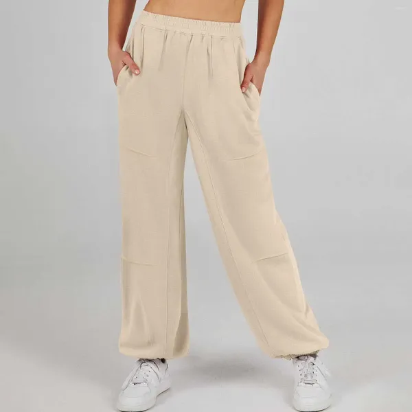 Pantalons pour femmes Leggings printemps / été avec des poches confortables pour les femmes occasionnelles