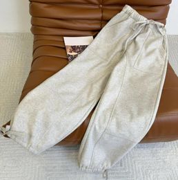 Pantalon féminin à cravate de jambe conception de mode décontractée 2024 automne 1220