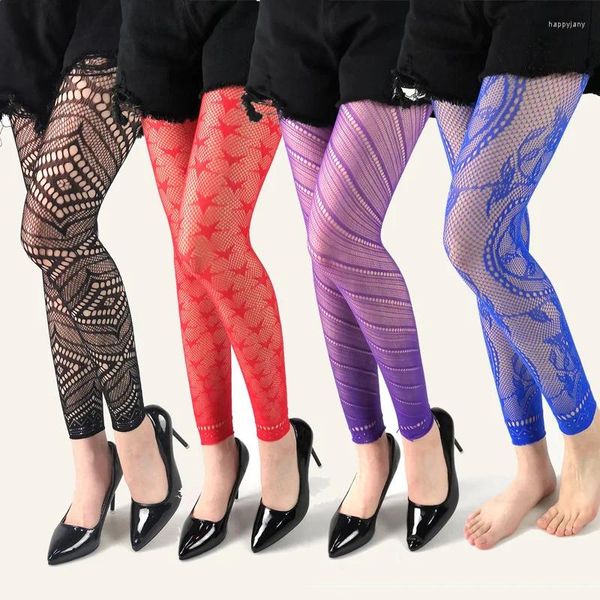 Pantalon féminin d'été mince géométrique jacquard leggings plusieurs couleurs