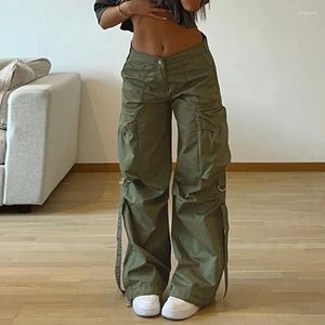 Pantalon de pantalon pour femmes Souvrage Été 2024 Y2K Vêtements baggy japonais des années 2000 Pantalones de mujer cargo féminin coquette pantalon ensembles