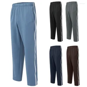 Pantalon féminin déchiré l'homme à fermeture éclair complet jambes sueur ouverte pantalon de survêtement inférieur casse post-chirurgie streetwears