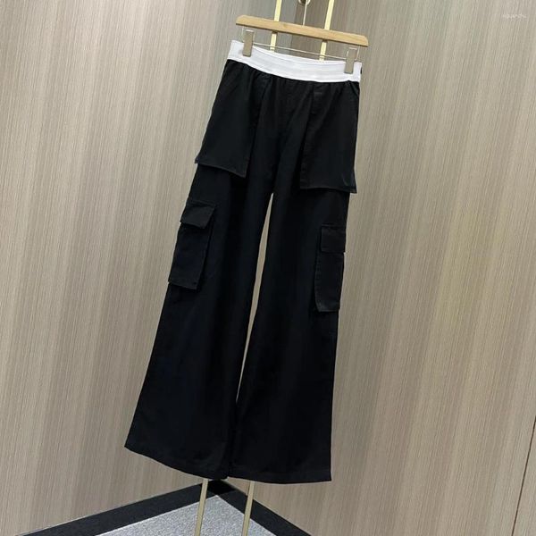 Pantalon pour femme, la Version large et ample n'a pas trop de contrainte, il est basique, adapté à différents types de corps