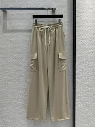 Pantalones de mujer Herramientas Viento Recto Casual y atractivo Parte superior del cuerpo Súper fino