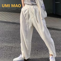 Pantalon féminin Umi Mao Yamamoto Dark Autumn Edition coréenne Taon élastique Polyle