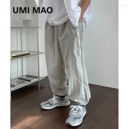 Pantalon féminin Umi Mao Yamamoto Dark Cargo Tie Pied Casual Pant Couple Couple Pantal