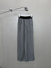 Pantalones de mujer pantalones anchos altos versátiles