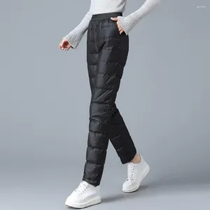 Pantalons pour femmes femmes décontracté pantalons de survêtement amples surdimensionné élastique taille haute 2024 maman chaud épaissir hiver vêtements de neige Pantalons