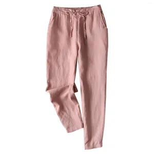 Pantalon pour femmes s'habille avec des poches d'été.