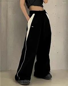 Pantalons pour femmes femmes Hip Hop Y 2k Grunge grande taille décontracté jambe large Punk Streetwear Joggers sport femme Yk2 pantalon japonais