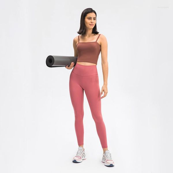 Pantalones para mujer Mujeres Piel desnuda Amigable Yoga Cintura alta Leggings deportivos sin costuras Push Up Leggins Correr Deportes Fitness