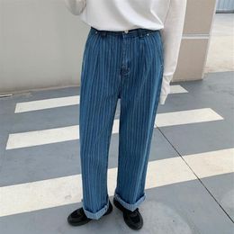 Pantalon femme Capris femme HziriP All-Match été rayé Chic mode jean femmes 2022 taille haute ample mince décontracté droite