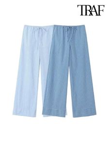 Pantalon féminin - Points latérales à rayures complètes des femmes