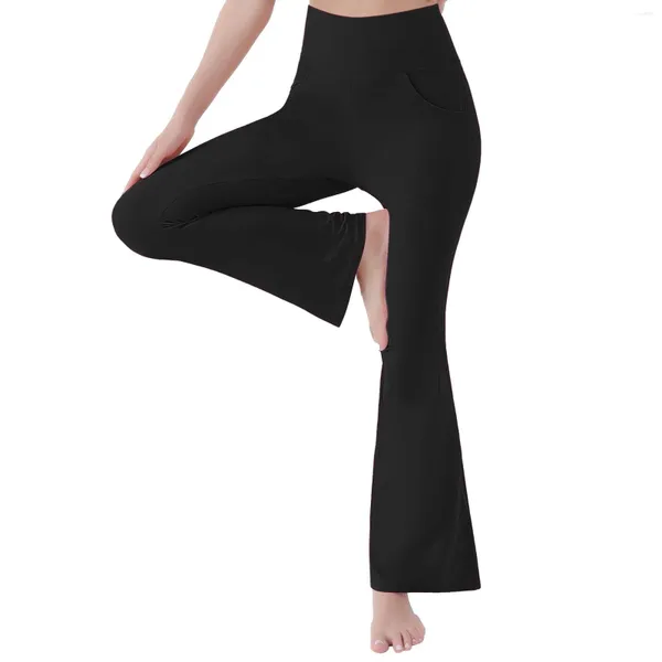 Pantalones de mujer Pantalones de cintura alta para mujer Leggings deportivos suaves para yoga Pantalones para correr de entrenamiento Conjunto de scrunch de altura media