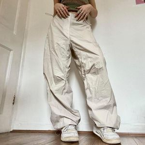 Pantalons pour femmes Y2K Techwear Pantalons de survêtement Femmes Streetwear Vintage Casual Baggy Hip Hop Dance Sport Jogger Vêtements