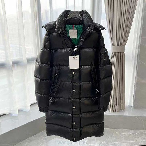 Parkas femme 23 hiver étoile même épaissi chaud décontracté Maya Long moelleux à la mode marque blanc canard vers le bas manteau pour Hijf