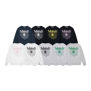 Dames Plus Size Designer Kleding Heren Sweatshirts Mardi Mercredi Hoodies MARDI Letter Gedrukt 330G Ronde Hals Trui Mode