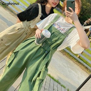 Combinaisons grande taille pour femmes ceintures vert jarretelle ample droite chic amis salopette jolies filles Style coréen vacances à la mode mince loisirs 220826