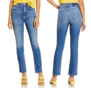 Dames plus size broek 2023 dames denim broek stretch slank lady mode rechte jeans 230306