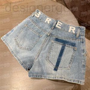 Pantalones de talla grande para mujer Diseñador de letras Impreso Pantalones cortos de mezclilla para mujer Diseñador de moda Sexy Mini Short Girl High Street Jeans Pant 3REM