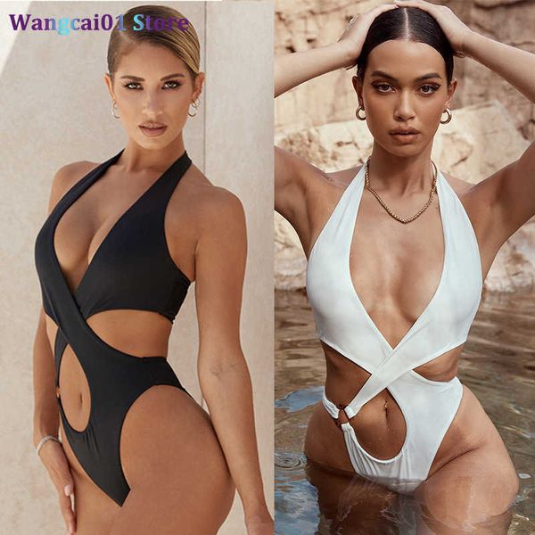 Traje de baño de talla grande para mujer, traje de baño de marca sin cables, traje de baño para mujer, conjunto de microbikinis sexis de una pieza, traje de playa para nadar, ropa de playa, verano 2023 brasileño 0317H23