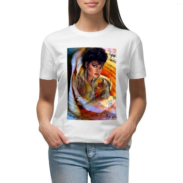 Polos pour femmes Angie Bofill fleur enfant D-1 affiche T-shirt femme dame vêtements T-shirts graphiques pour les femmes