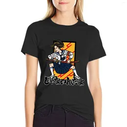 Polos féminins Atarashii Gakko Janaindayo Otonablue 88 T-shirt bizarre