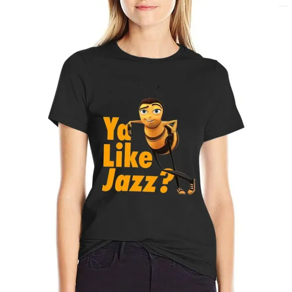 Film de polos d'abeille, T-shirt Jazz T-shirt Vêtements Anime Aesthetic Kawaii Femmes