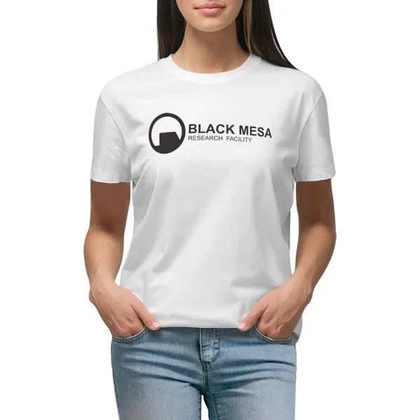 T-shirt Black T-shirt Black Mesa Black Shirt surdimensionné pour filles vêtements d'été Femmes