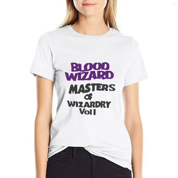 Polos de mujer Blood Wizard Masters Of Wizardry Vol 1 camiseta Tops lindos ropa de verano para mujeres