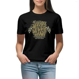 Dames Polos Bronx Speed Shop 1966 T-shirt Aesthetische kleding Korte mouw T-shirt Katoen Thirts vrouwen